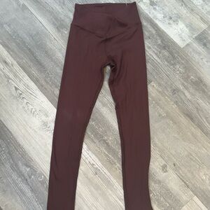 Aeropostale Ribbed Brown Leggings